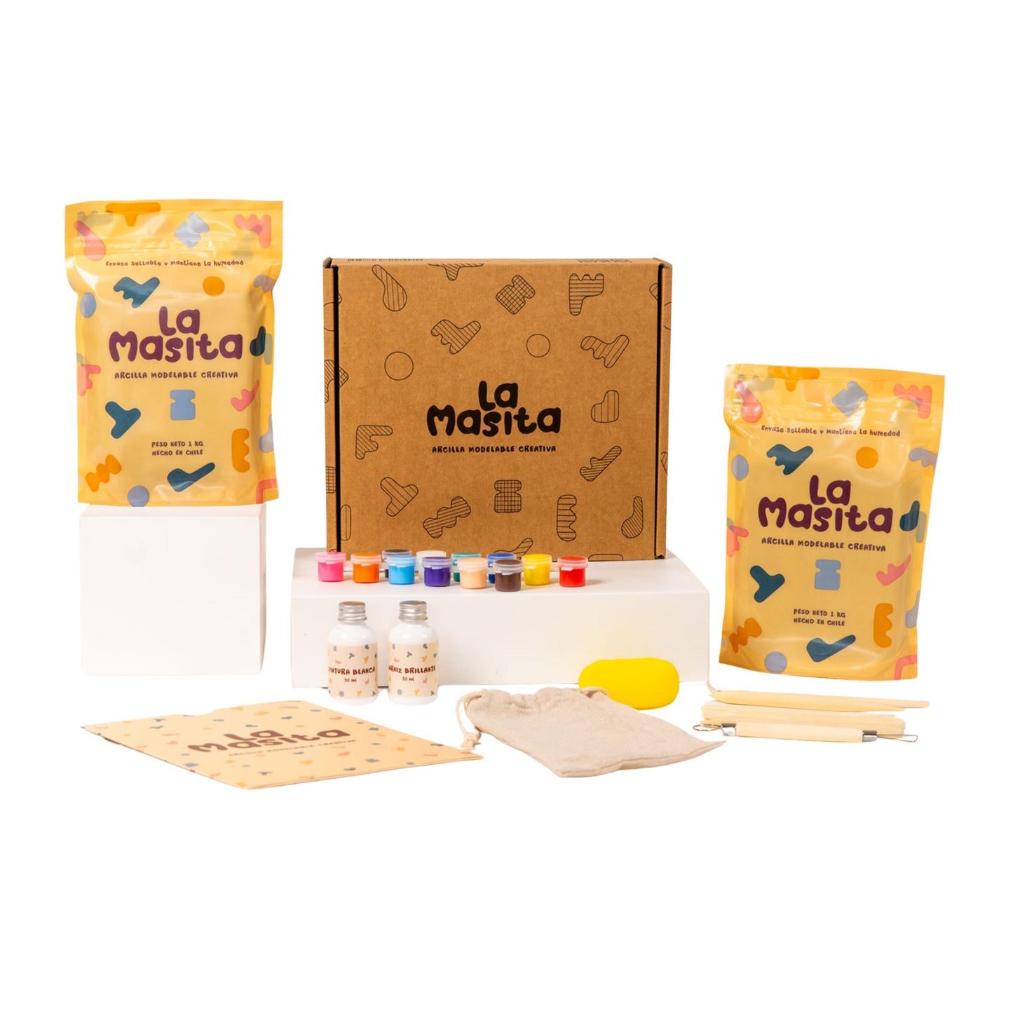 Kit Cerámica Pro La Masita - vista alternativa con todo el contenido