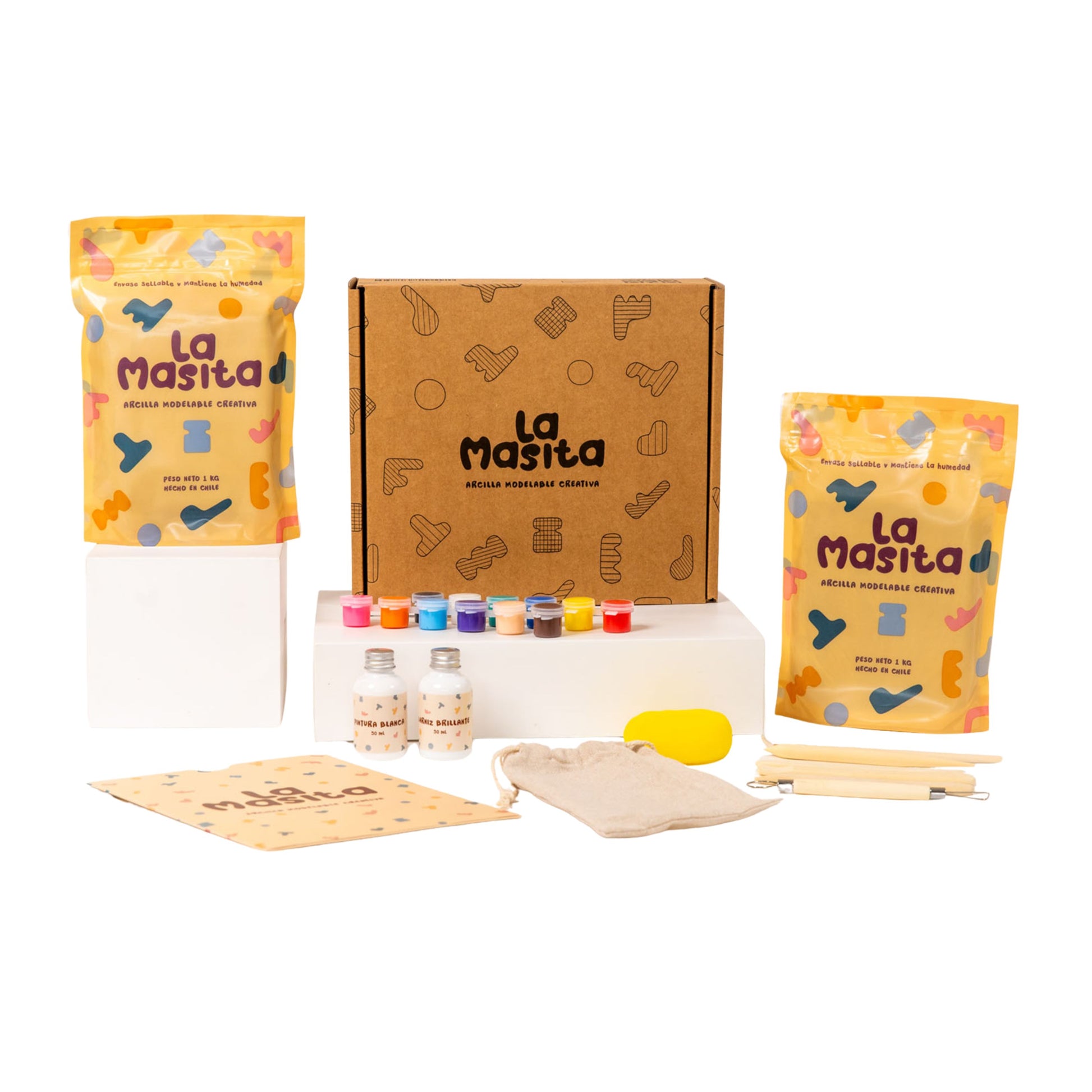 Kit Cerámica Pro La Masita - vista alternativa con todo el contenido