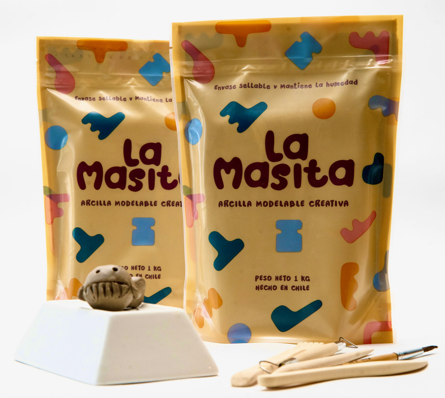 Pack 6 bolsas arcilla 1 kilo